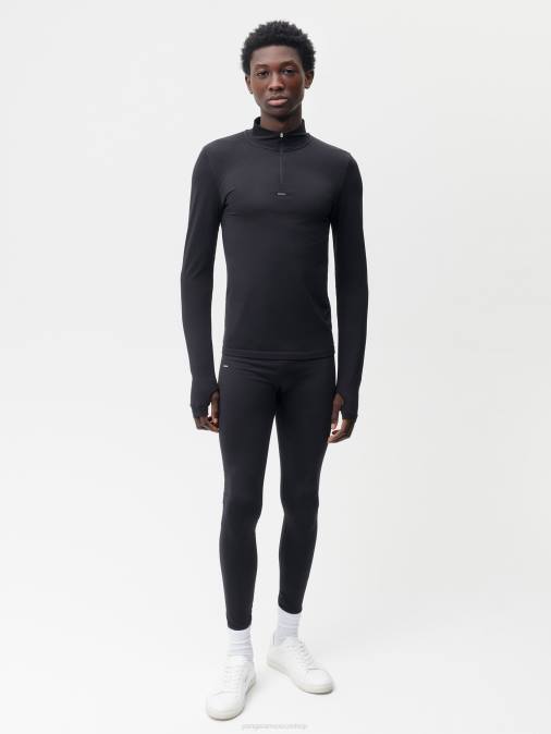 hombres medias de movimiento Pangaia negro ropa TDTH528