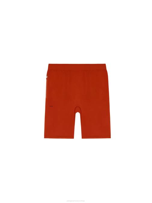 hombres movimiento x pantalones cortos Pangaia rojo jaspe ropa TDTH526