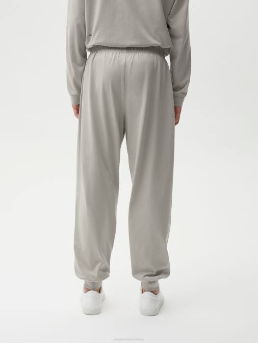 hombres pantalones loungewear de algodón orgánico con fibra c Pangaia piedra ropa TDTH530
