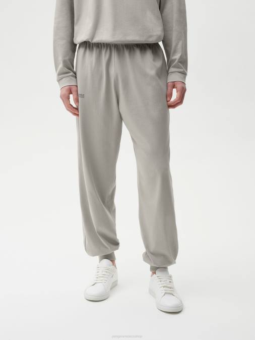 hombres pantalones loungewear de algodón orgánico con fibra c Pangaia piedra ropa TDTH530