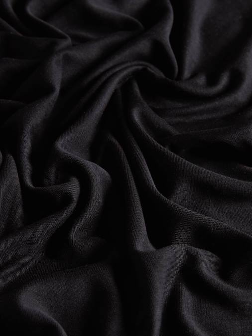 hombres camiseta de manga larga de fibra c pura Pangaia negro ropa TDTH517