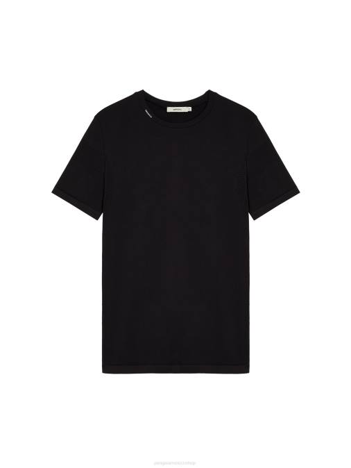 hombres movimiento x camiseta Pangaia negro ropa TDTH515