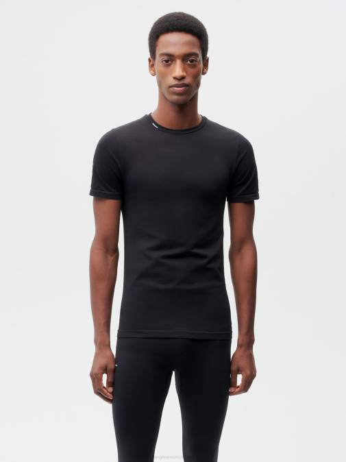 hombres movimiento x camiseta Pangaia negro ropa TDTH515