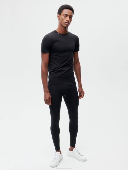hombres movimiento x camiseta Pangaia negro ropa TDTH515