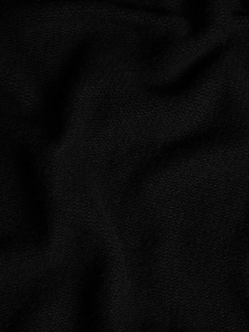 hombres suéter grueso de cuello alto de cachemira reciclada Pangaia negro ropa TDTH510