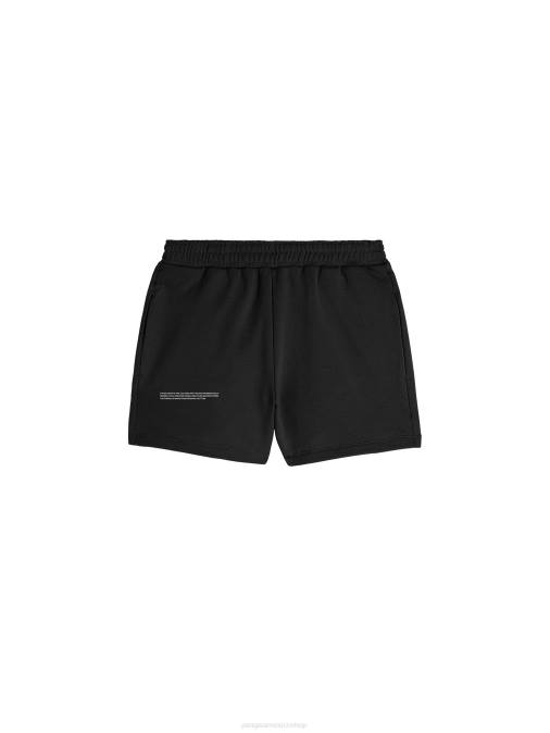 mujer 365 pantalones cortos Pangaia negro ropa TDTH229