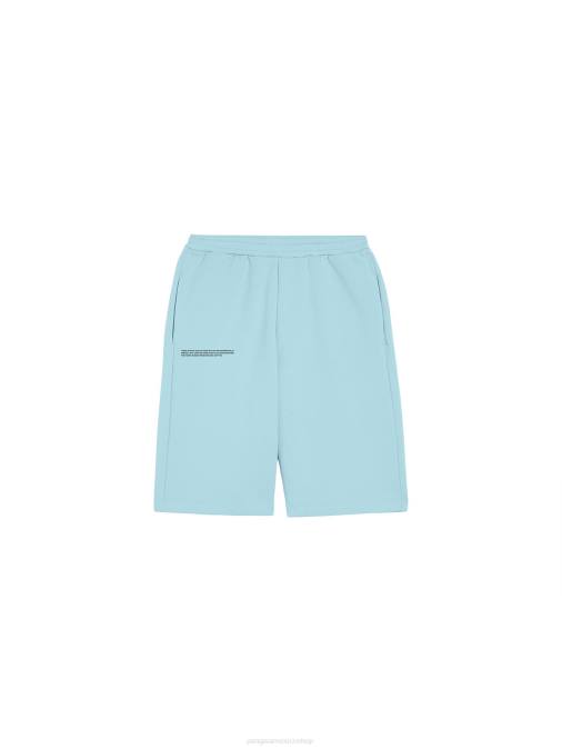 mujer 365 pantalones cortos largos Pangaia azul celeste ropa TDTH256