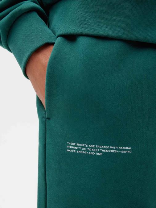 mujer 365 pantalones cortos largos Pangaia follaje verde ropa TDTH270