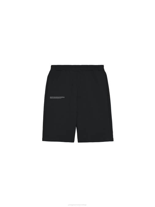 mujer 365 pantalones cortos largos Pangaia negro ropa TDTH238