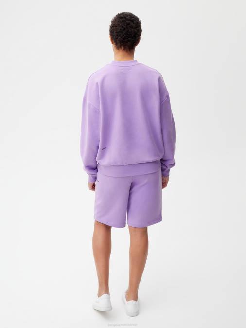 mujer 365 pantalones cortos largos Pangaia orquídea púrpura ropa TDTH259