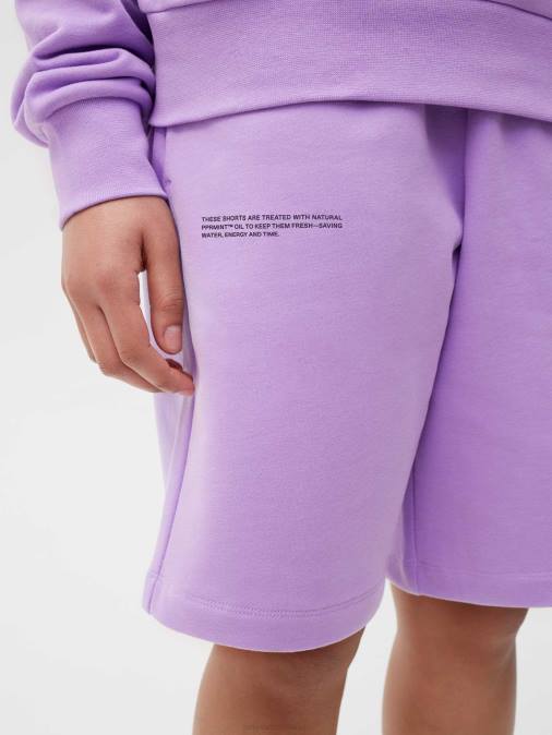 mujer 365 pantalones cortos largos Pangaia orquídea púrpura ropa TDTH259