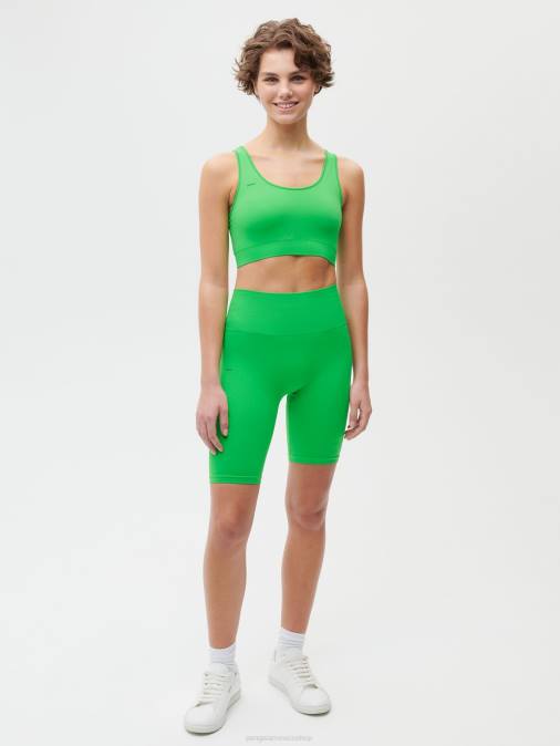 mujer movimiento x pantalones cortos Pangaia Jade verde ropa TDTH283