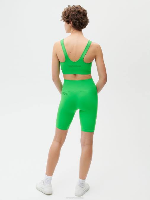 mujer movimiento x pantalones cortos Pangaia Jade verde ropa TDTH283