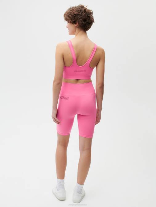 mujer movimiento x pantalones cortos Pangaia rosa sandía ropa TDTH231