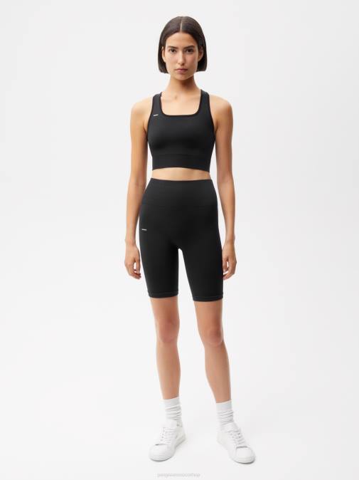 mujer pantalones cortos de movimiento Pangaia negro ropa TDTH230