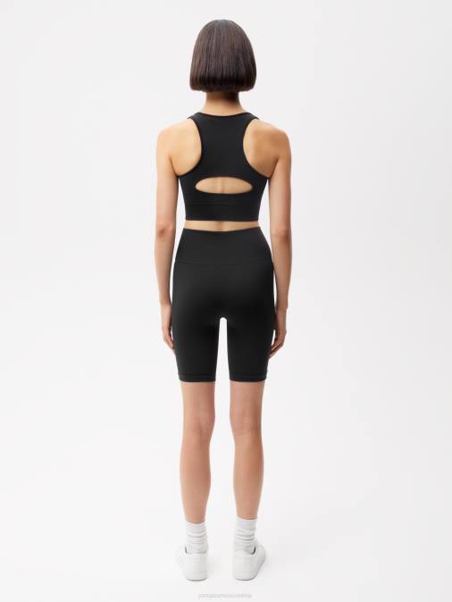 mujer pantalones cortos de movimiento Pangaia negro ropa TDTH230