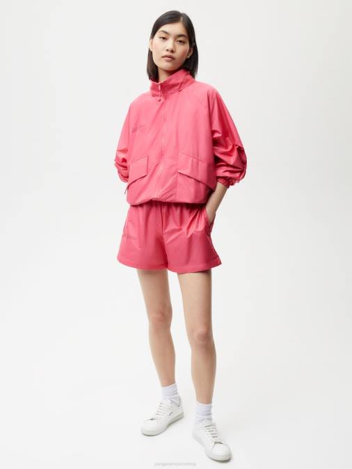 mujer pantalones cortos de nailon con degradación mejorada Pangaia loto rosa ropa TDTH276