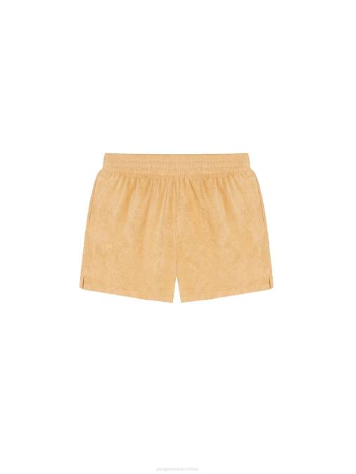 mujer pantalones cortos de toalla Pangaia arena oscura ropa TDTH282