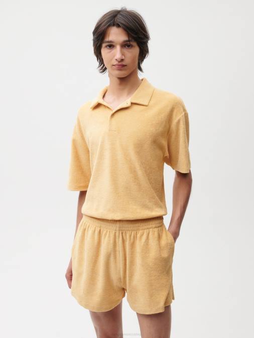 mujer pantalones cortos de toalla Pangaia arena oscura ropa TDTH282
