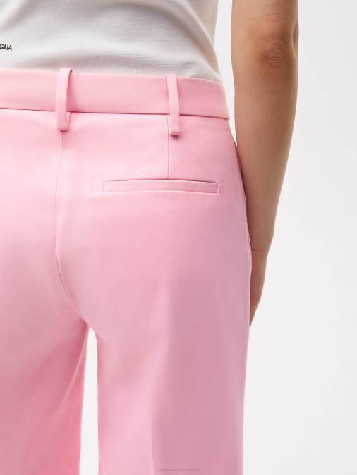 mujer shorts de vestir de algodón orgánico Pangaia rosa sakura ropa TDTH234