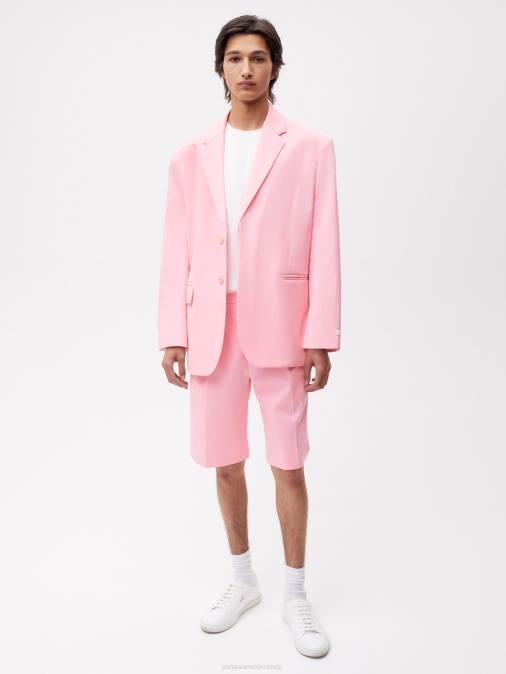 mujer shorts de vestir de algodón orgánico Pangaia rosa sakura ropa TDTH234