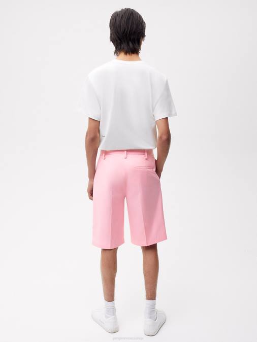 mujer shorts de vestir de algodón orgánico Pangaia rosa sakura ropa TDTH234
