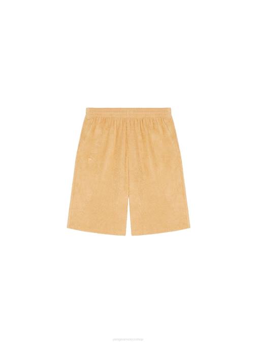 mujer shorts largos de toalla Pangaia arena oscura ropa TDTH243