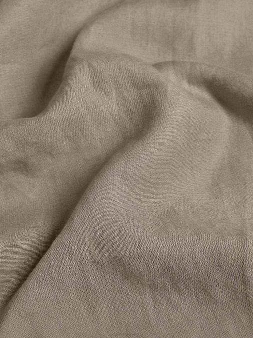 mujer camisa de manga corta de lino con aloe Pangaia champiñón ropa TDTH396
