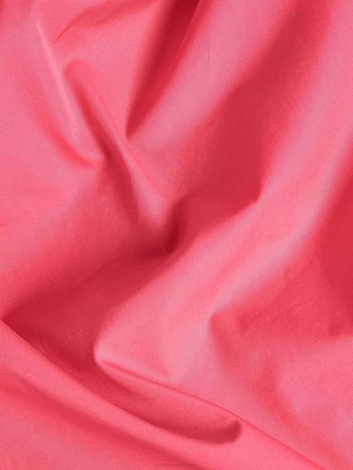 mujer camisa de manga corta de popelina de algodón orgánico Pangaia loto rosa ropa TDTH402