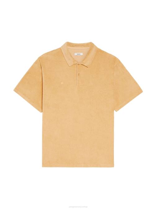 mujer polo de toalla Pangaia arena oscura ropa TDTH401
