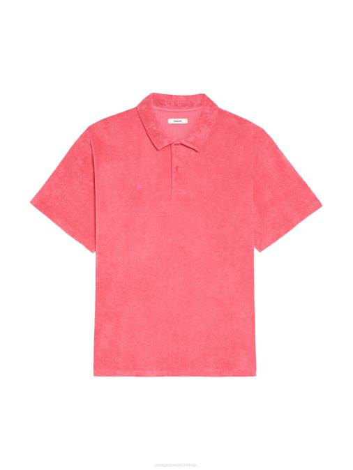 mujer polo de toalla Pangaia loto rosa ropa TDTH397