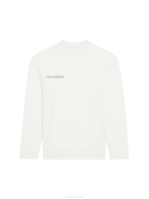 mujer c - camiseta de manga larga fibra pura Pangaia blanquecino ropa TDTH204