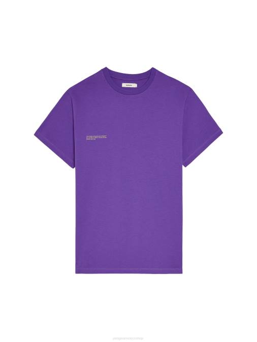 mujer camiseta 365 Pangaia flor de la pasión púrpura ropa TDTH155