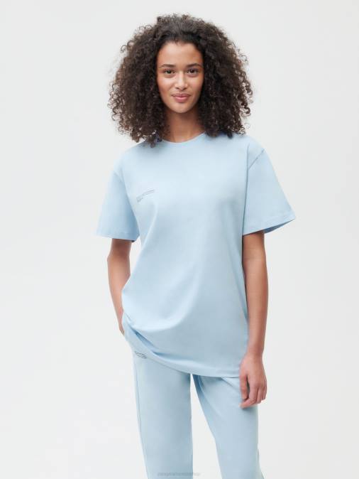 mujer camiseta algodón orgánico menta Pangaia bebe azul ropa TDTH153