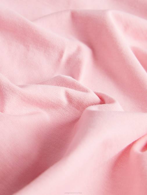 mujer camiseta algodón orgánico menta Pangaia rosa sakura ropa TDTH136