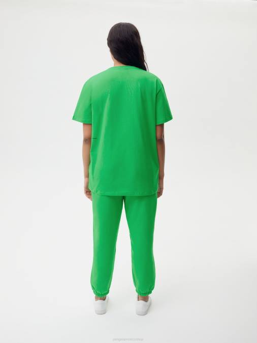 mujer camiseta algodón orgánico menta core Pangaia Jade verde ropa TDTH132