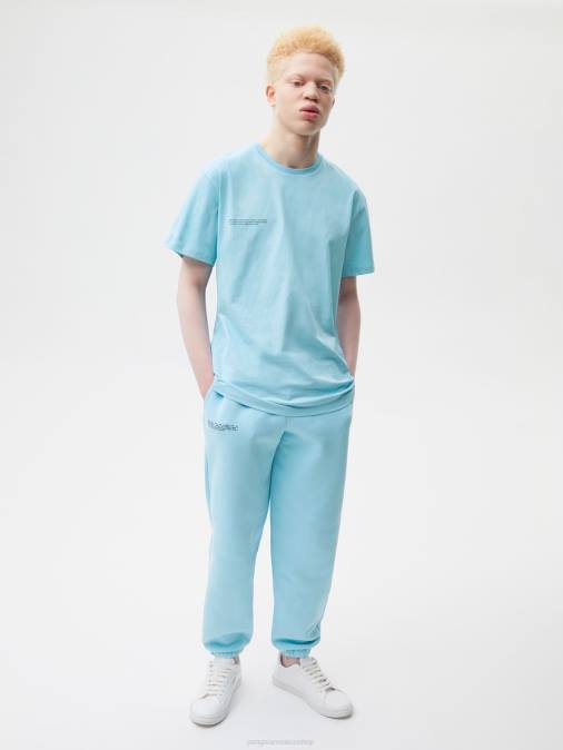 mujer camiseta algodón orgánico menta core Pangaia azul celeste ropa TDTH172