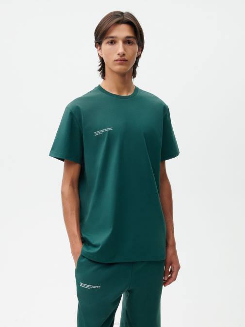 mujer camiseta algodón orgánico menta core Pangaia follaje verde ropa TDTH169