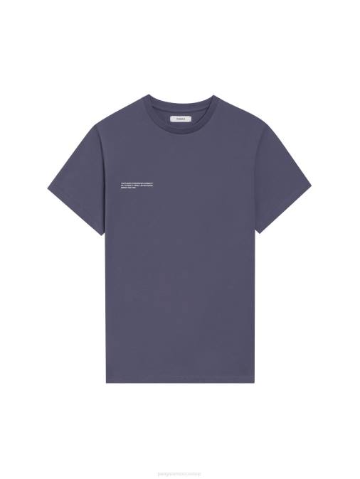 mujer camiseta algodón orgánico menta core Pangaia pizarra azul ropa TDTH164