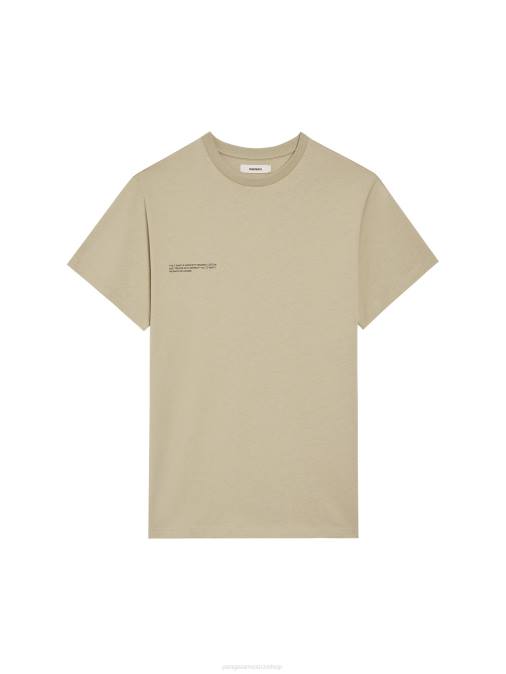 mujer camiseta - amplificador de avellana Pangaia maitake beige ropa TDTH123