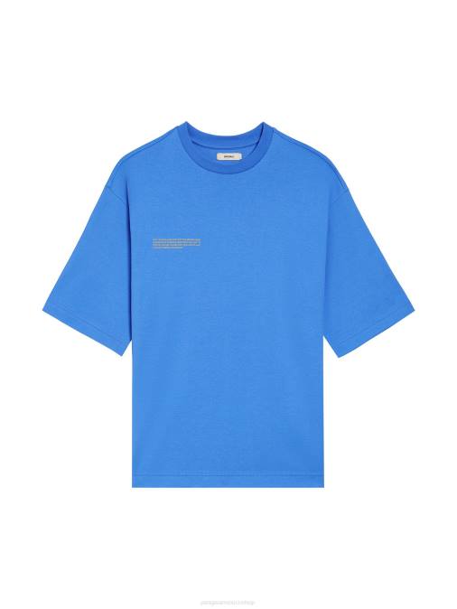 mujer camiseta boxy de algodón in conversion Pangaia agua Azul ropa TDTH173