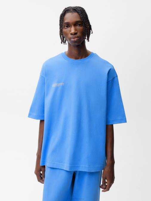 mujer camiseta boxy de algodón in conversion Pangaia agua Azul ropa TDTH173