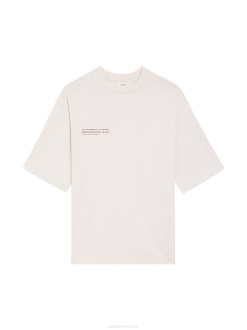 mujer camiseta boxy de algodón in conversion Pangaia algodón blanco ropa TDTH176