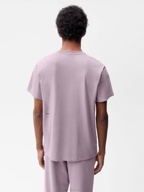 mujer camiseta con tinte alimentario Pangaia arándano azul ropa TDTH141