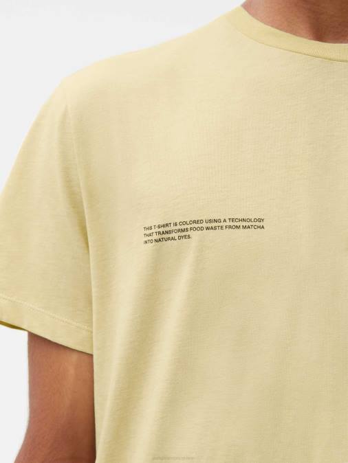 mujer camiseta con tinte alimentario Pangaia verde matcha ropa TDTH195
