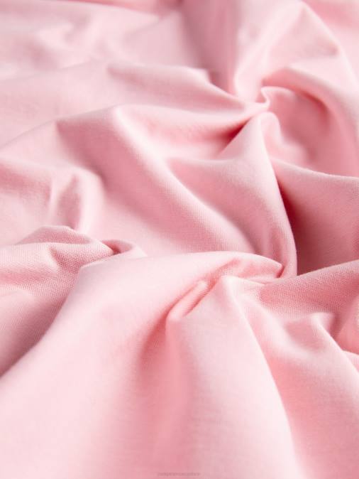 mujer camiseta de algodón orgánico con hombros descubiertos pprmint aw21 Pangaia rosa sakura ropa TDTH192