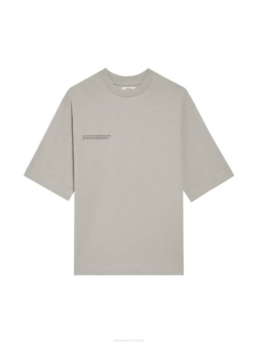 mujer camiseta de corte holgado de algodón orgánico con fibra c Pangaia piedra ropa TDTH131