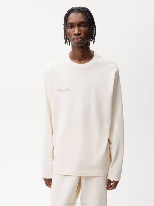 mujer camiseta de manga larga de algodón in conversion Pangaia algodón blanco ropa TDTH130