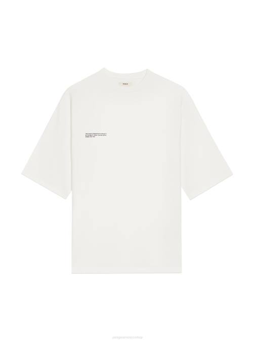 mujer camiseta holgada Pangaia blanquecino ropa TDTH193
