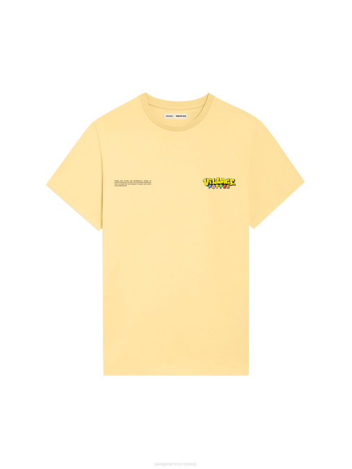 mujer camiseta x roberto lugo Pangaia botón de oro amarillo ropa TDTH199